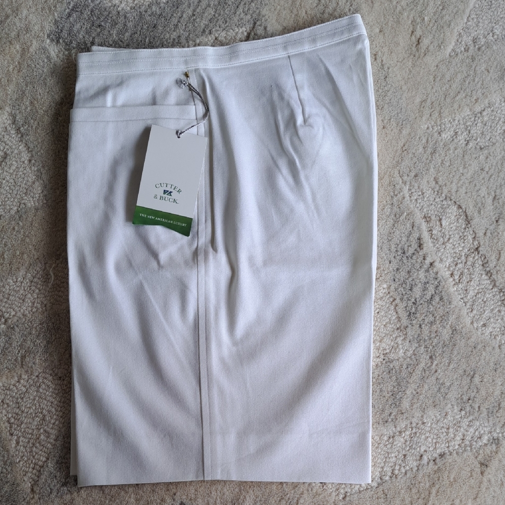 Cutter & Buck Classic White Shorts